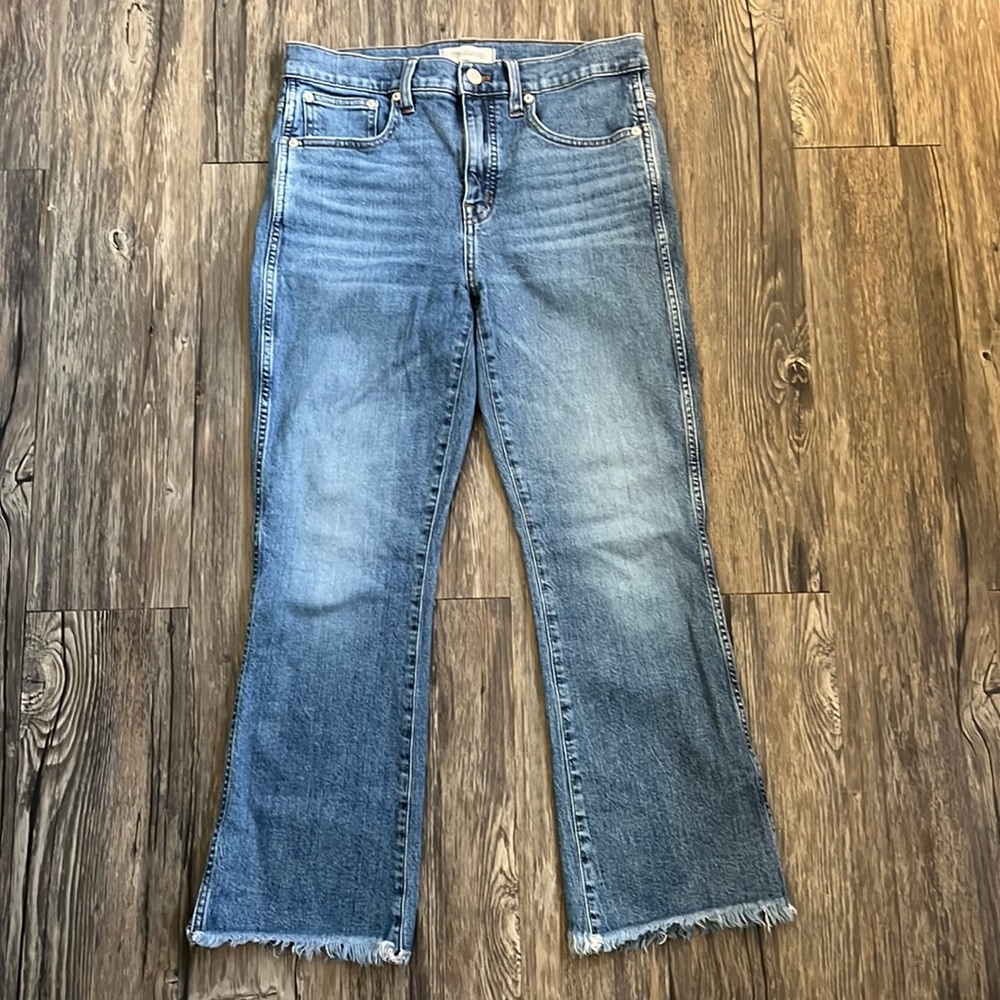 Madewell Cali Demi-Boot Kick Out Crop - Picture 2 of 13